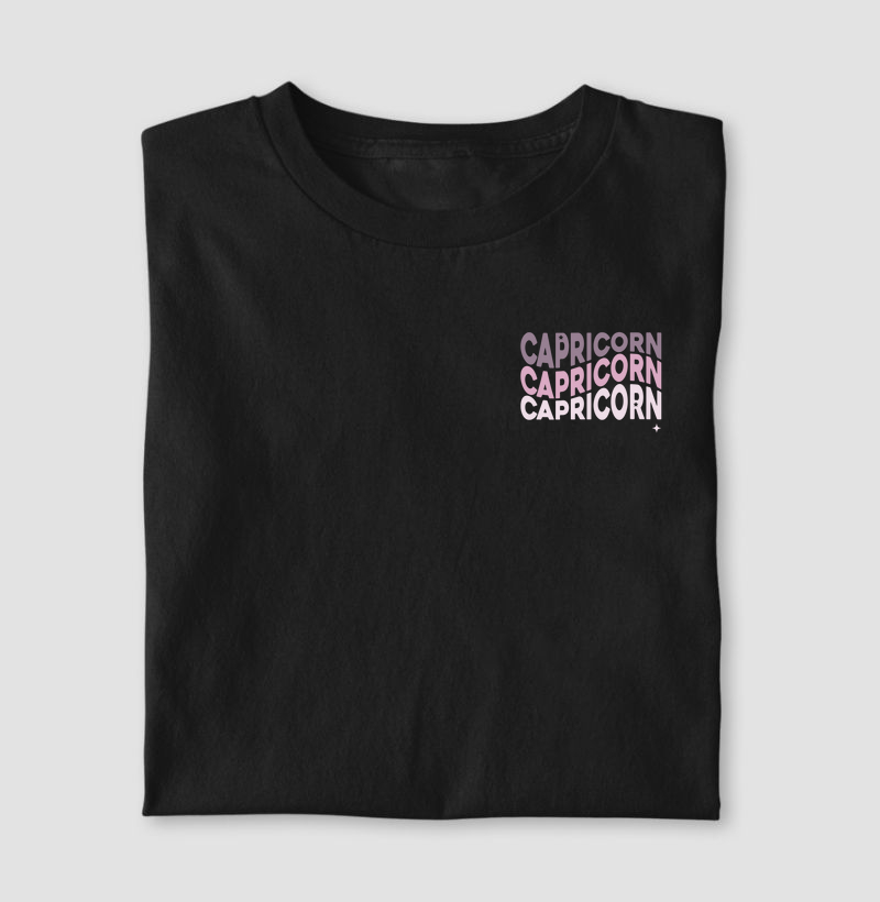 Camiseta Signos CAPRICÓRNIO - CAPRICORN WAVE