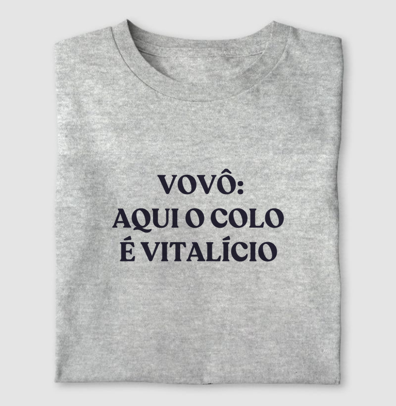 Vovô: Aqui o colo é vitalício