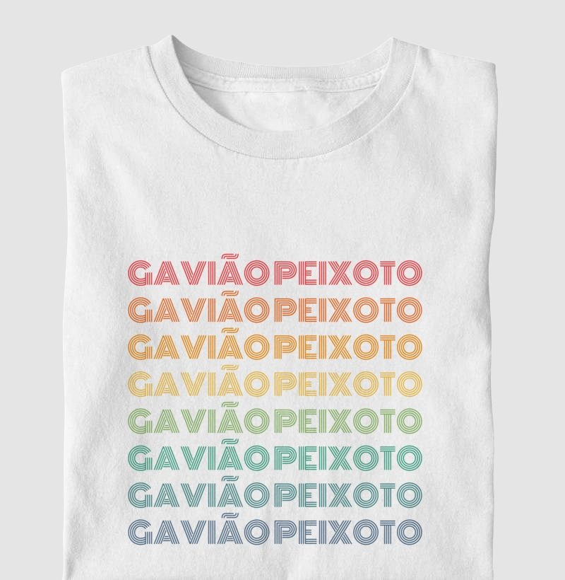 Gavião Peixoto Letreiro Retrô