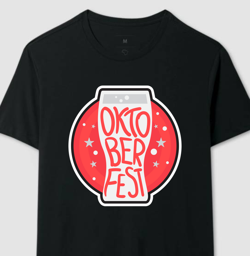 Coleção Cervejas - Oktoberfest - Branca/Vermelha