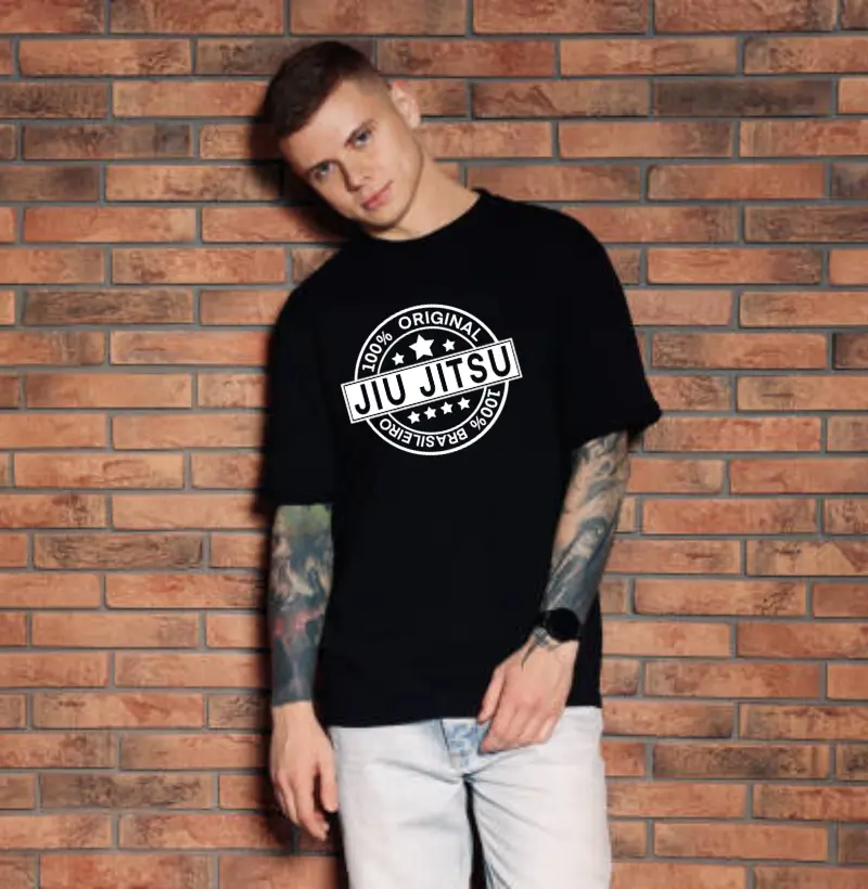 Camiseta Jiu Jitsu 100% Brasileiro Dark