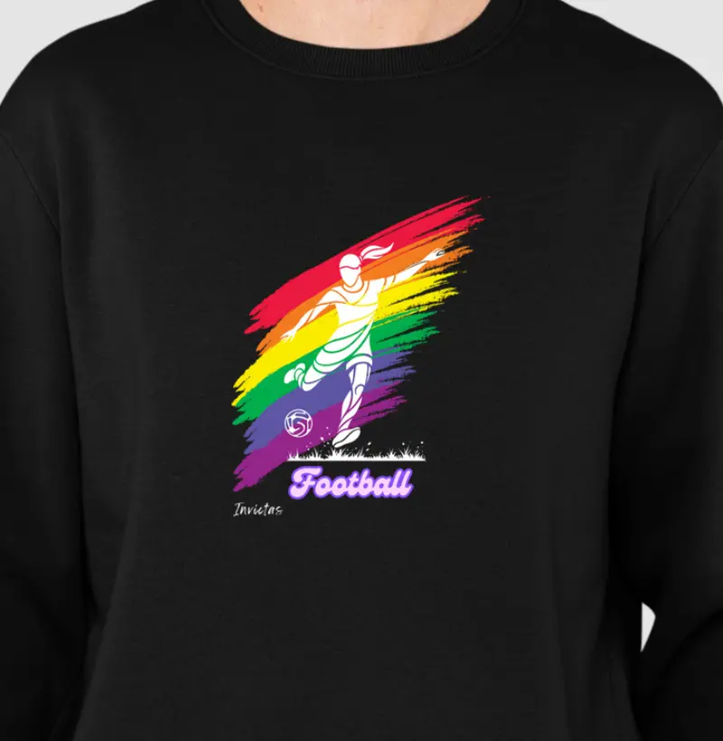 Suéter Moletom - Mais cores em campo.