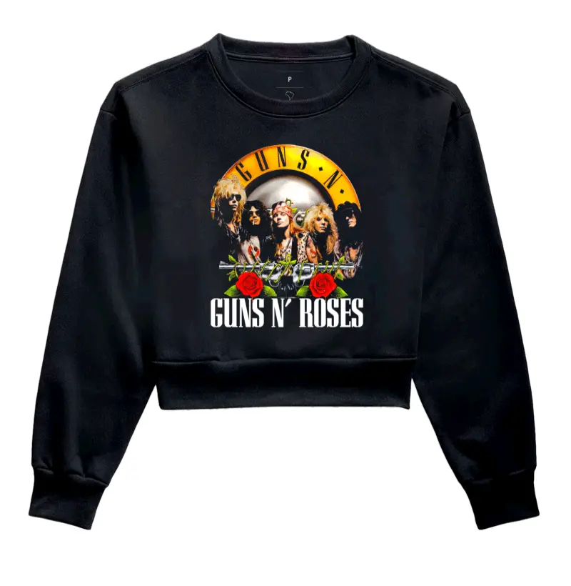 Guns n Roses (Cropped Moletom)