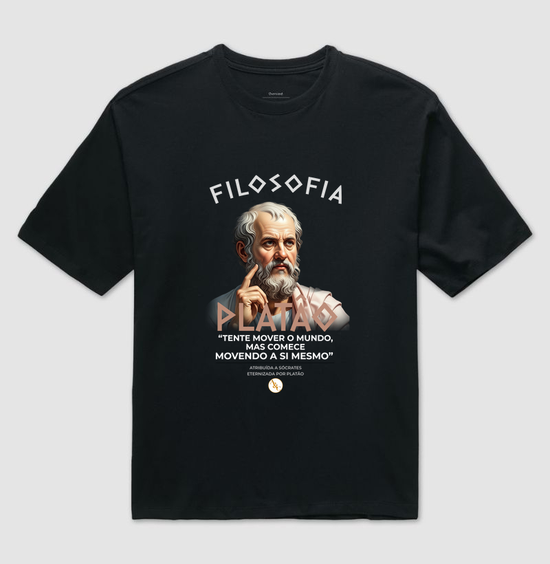 Camiseta Filosofia - Platão