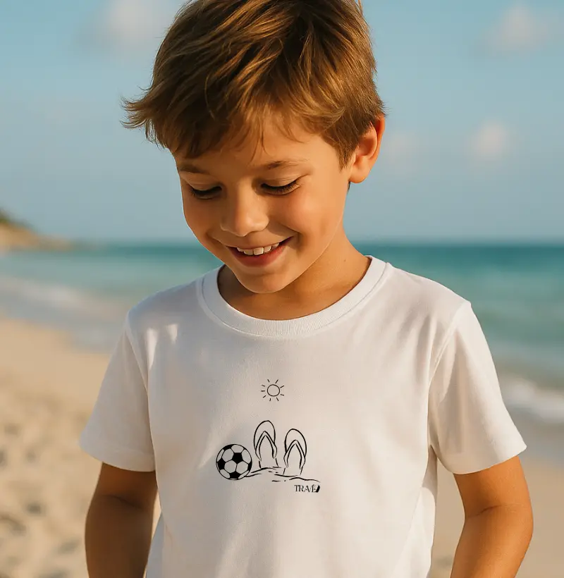 Pé na praia