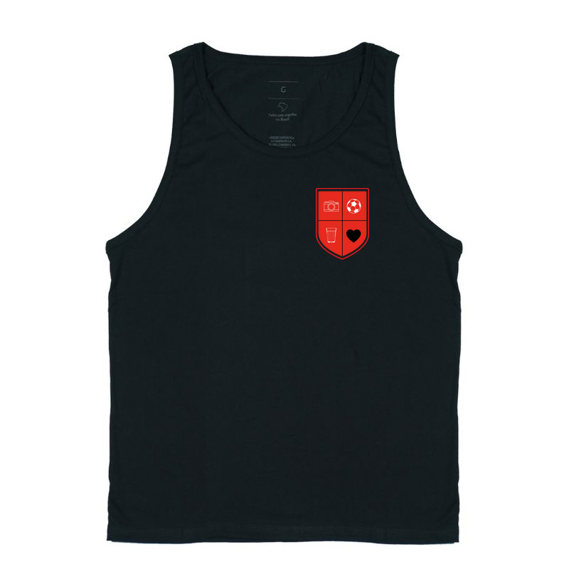 Escudo Preto e Vermelho