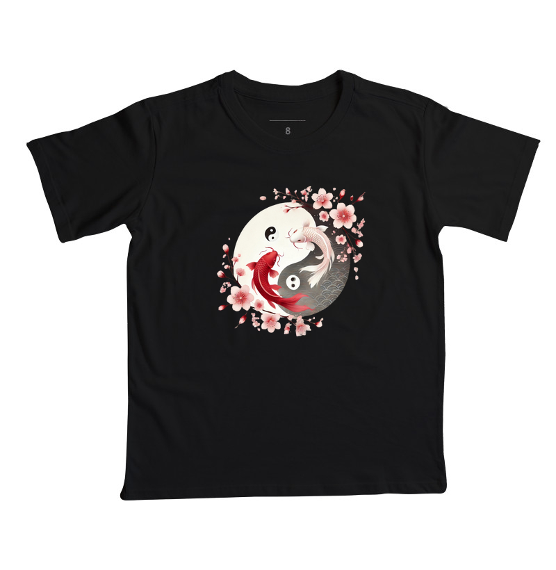 Yin Yang com Peixe Koi
