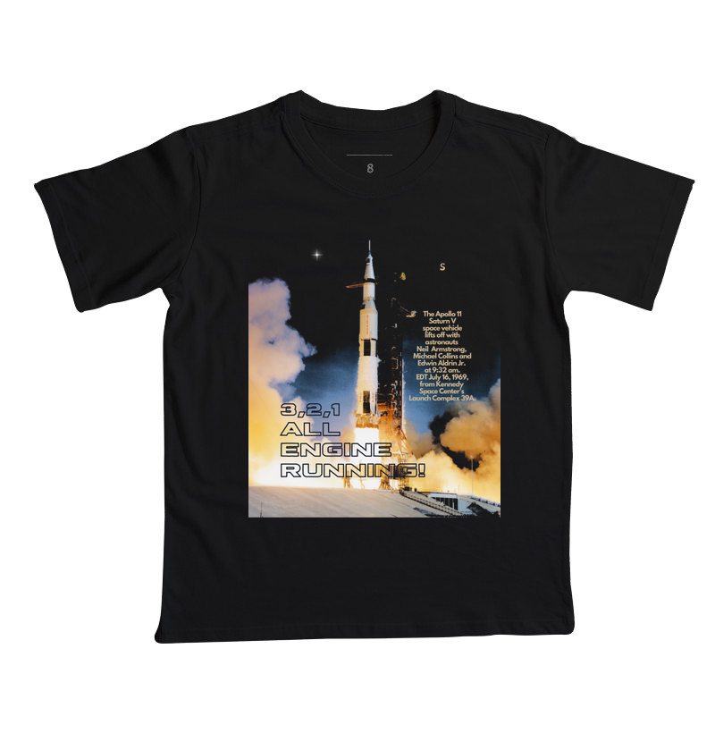 Apollo 11. Camiseta Supernova Estampada 