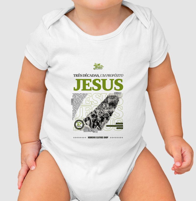 BODY INFANTIL Comemorativa – 30 Anos da Marcha para Jesus