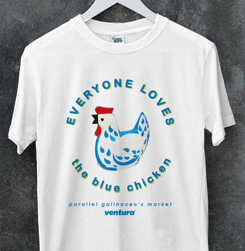 Everyone loves the blue chicken