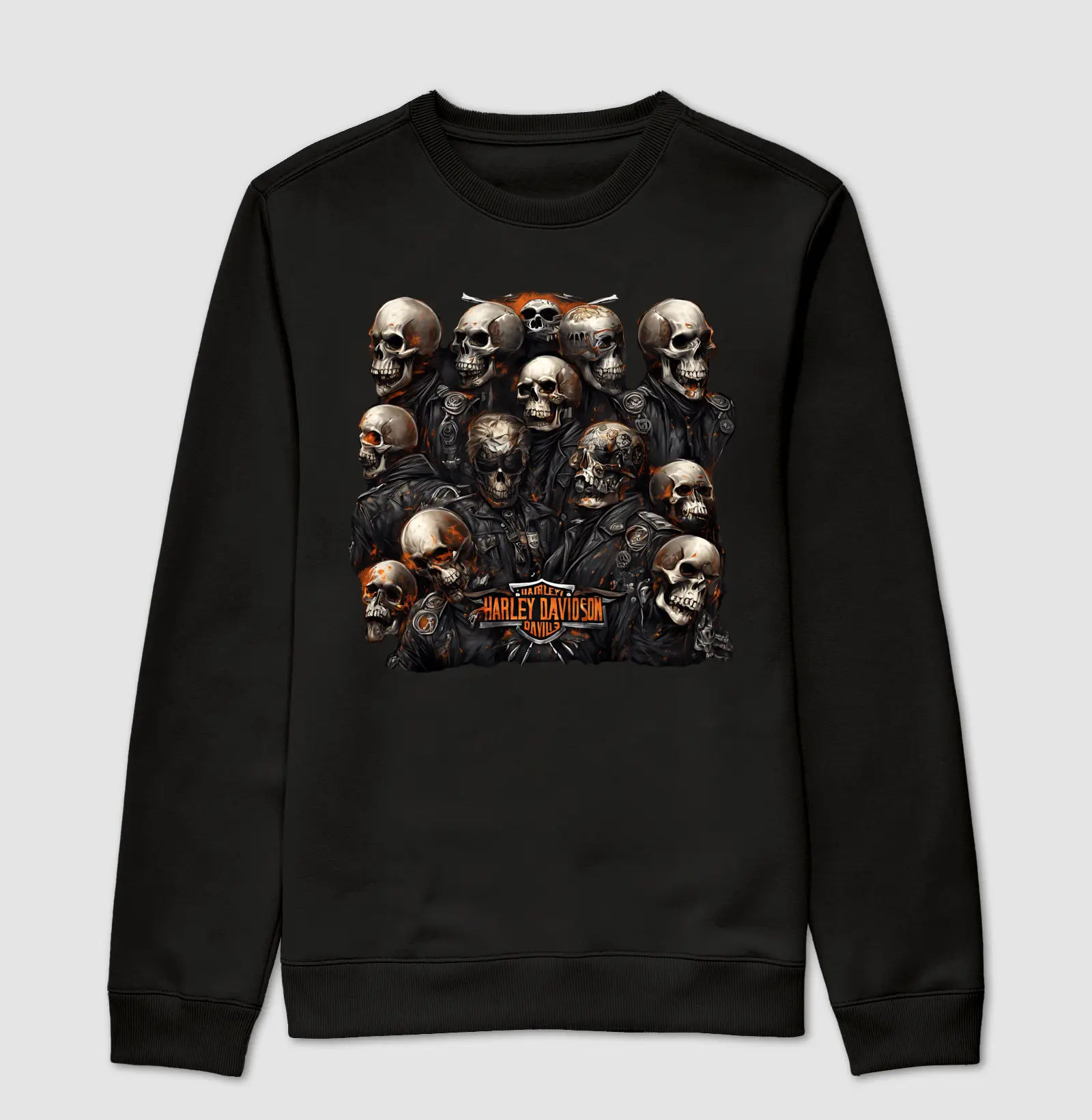 Suéter Moletom Skull HOG