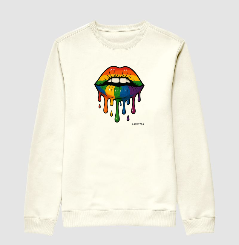 Suéter Boca Orgulho 🌈💋