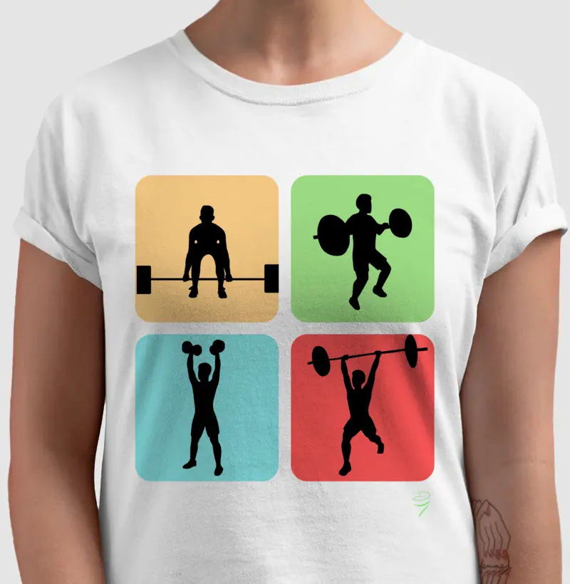 Camiseta Feminina Movimentos CrossFit