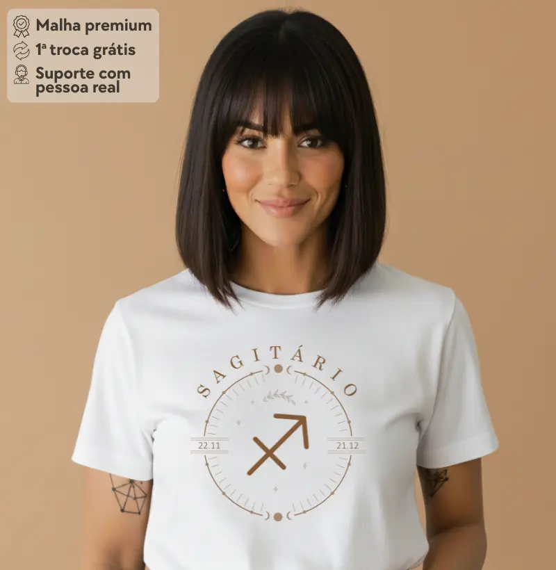 Camiseta Zodíaco Sagitário