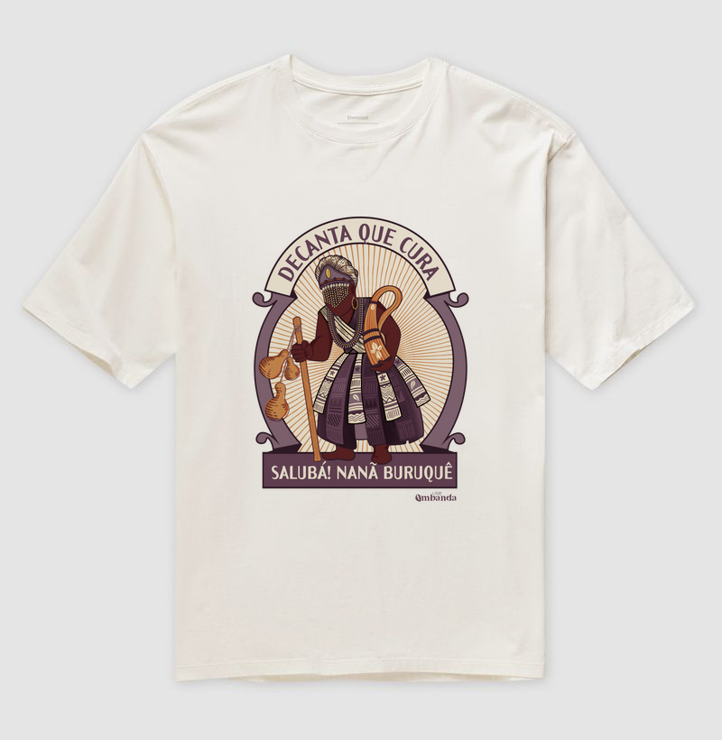 Camiseta Oversized - Decanta que cura