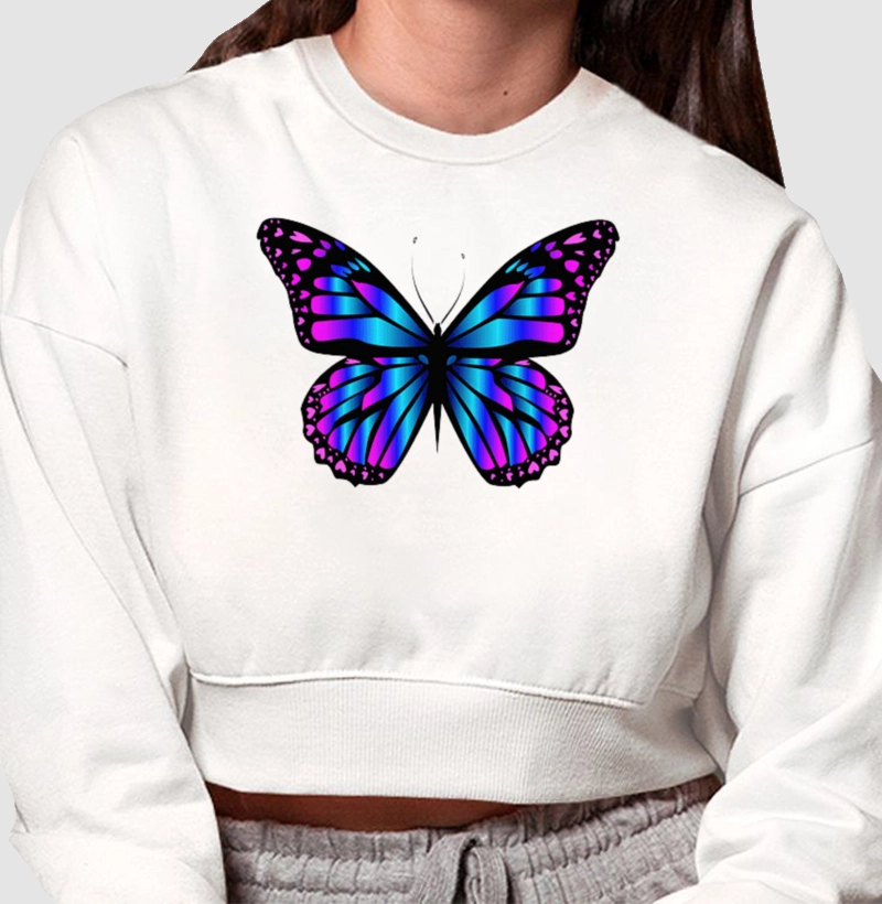 neon glow butterfly