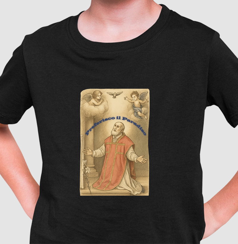 Camiseta Infantil Preferisco il Paradiso