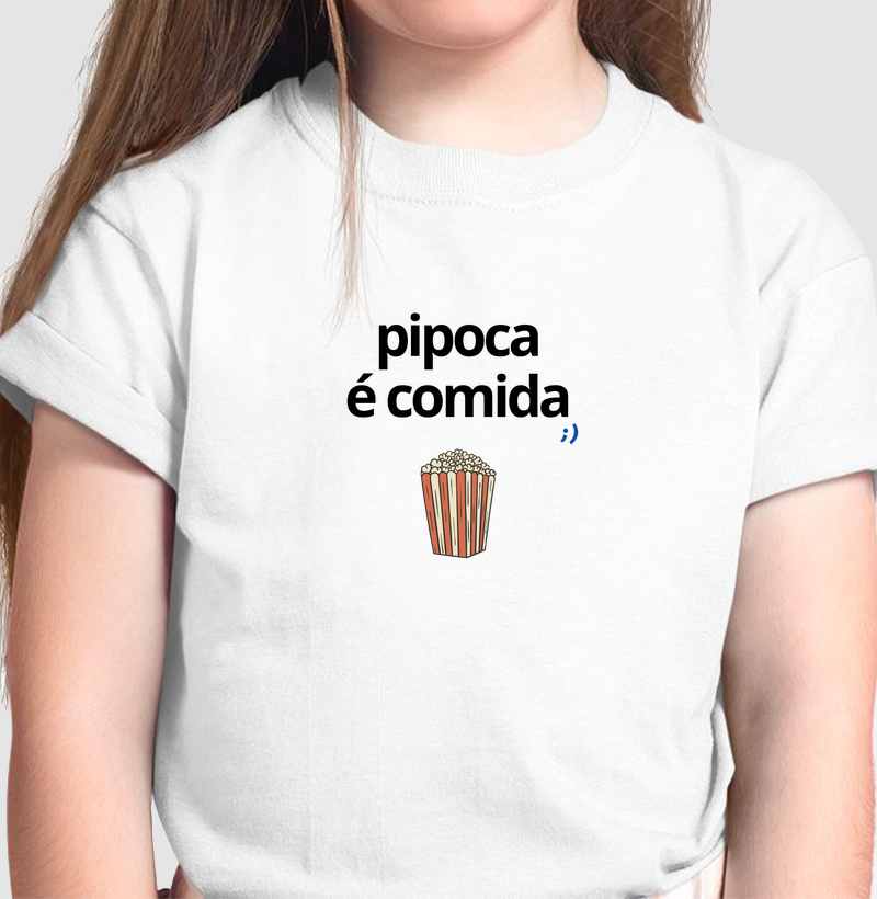 pipoca é comida