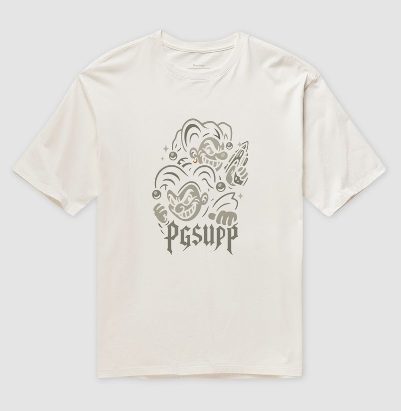 Oversized PGSUPP WEST COAST Cartoon