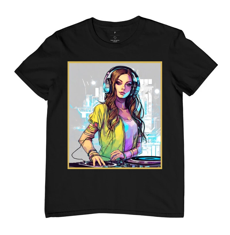 Camiseta Reserva Ink - DJ Música Eletrônica Mina Linda