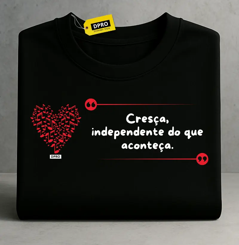 Cresça, independente do que aconteça.