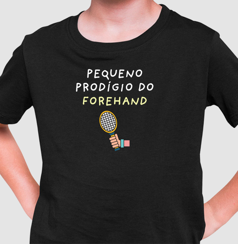 Pequeno prodígio do forehand - Kids