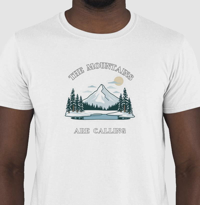 Camiseta The Mountains Are Calling