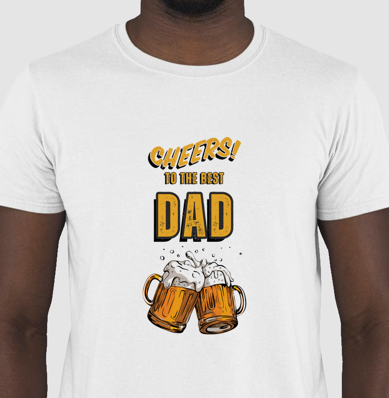 Cheers To The Best Dad - branca