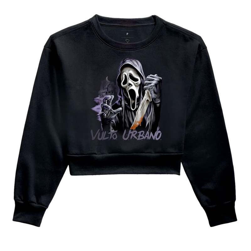 Camiseta de Terror Caveira da Sombra Vulto Urbano