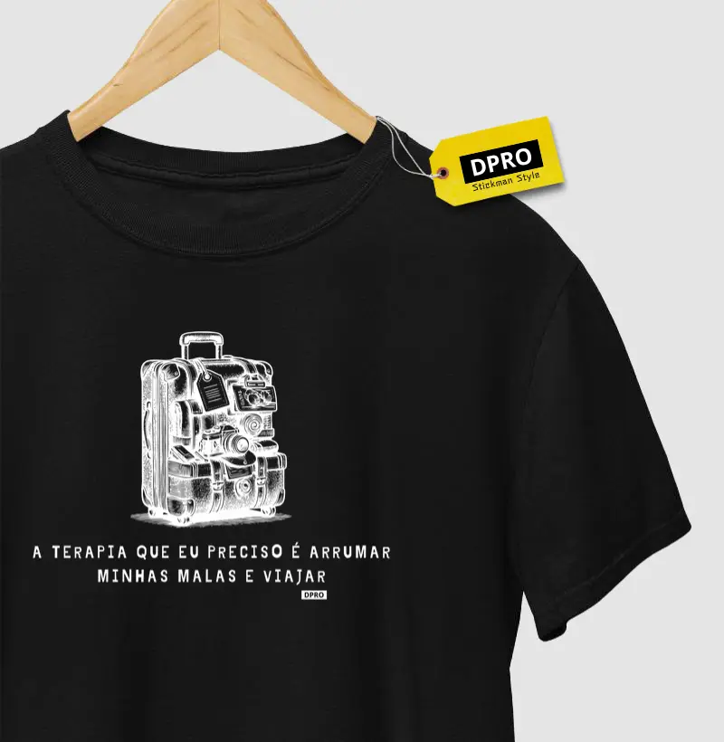 A terapia que eu preciso é arrumar as malas