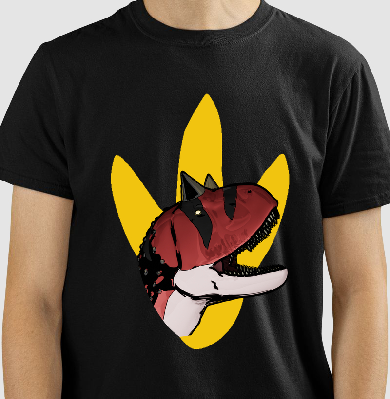 Camisa Algodão Estampada Carnotauro Rugido Furioso Premium