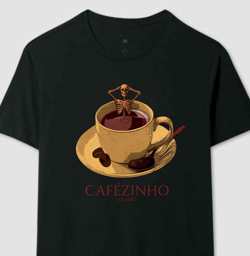 Camiseta Coruja ☕"Cafézinho"