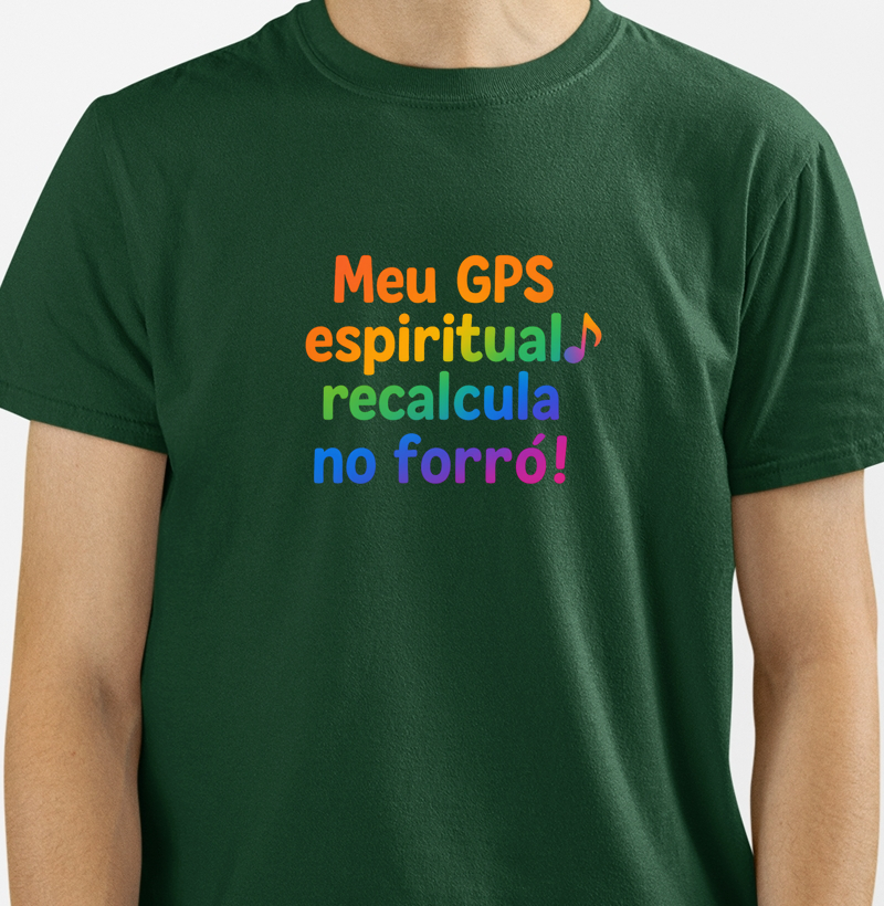 Meu GPS espiritual recalcula no forró. (modelo 1)