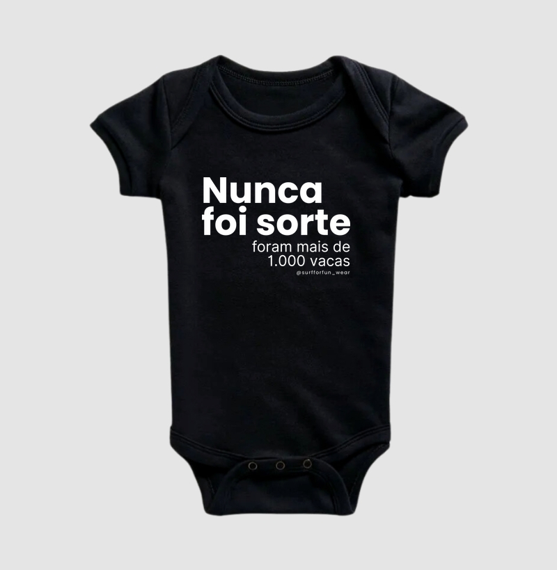 Nunca foi sorte. Foram mais de 1.000 vacas