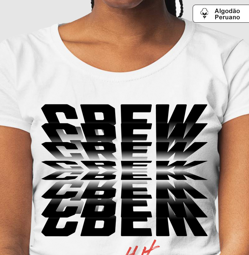 Camiseta Algodão Peruano - Crew Flip