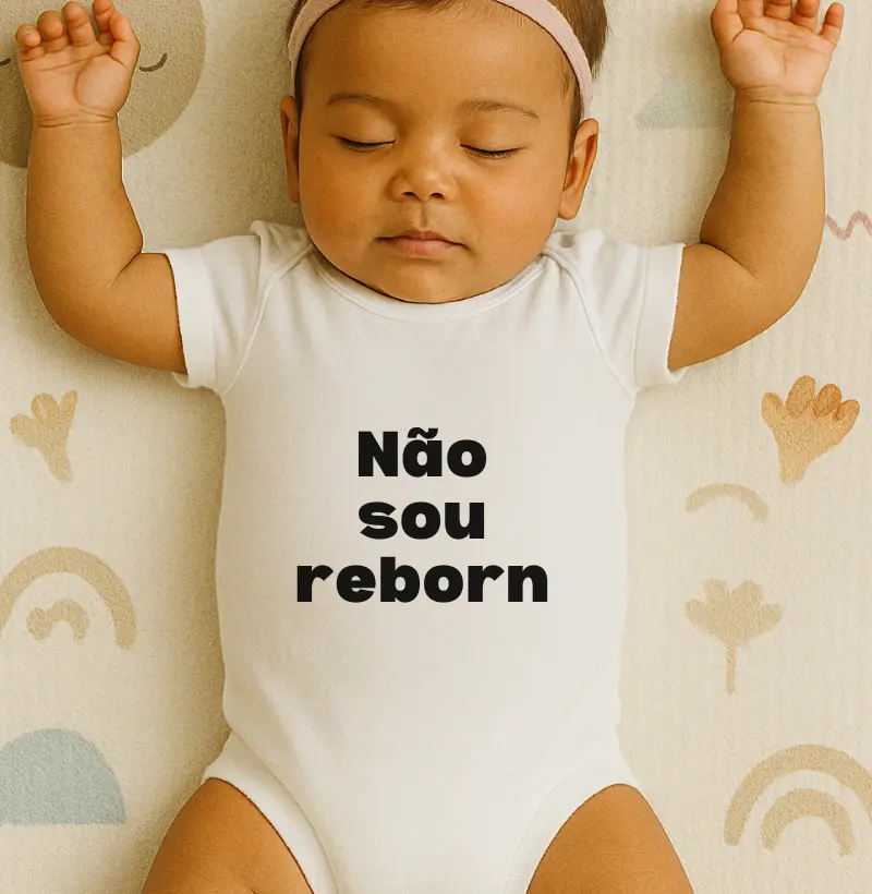 Não sou reborn (body bebê)
