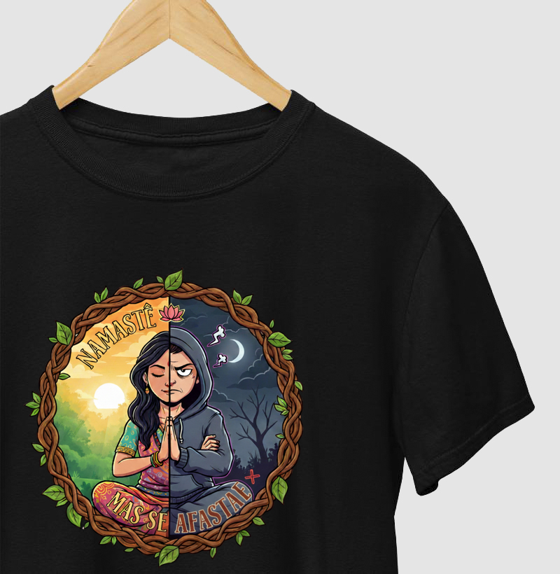 Namastê, mas se afastaê