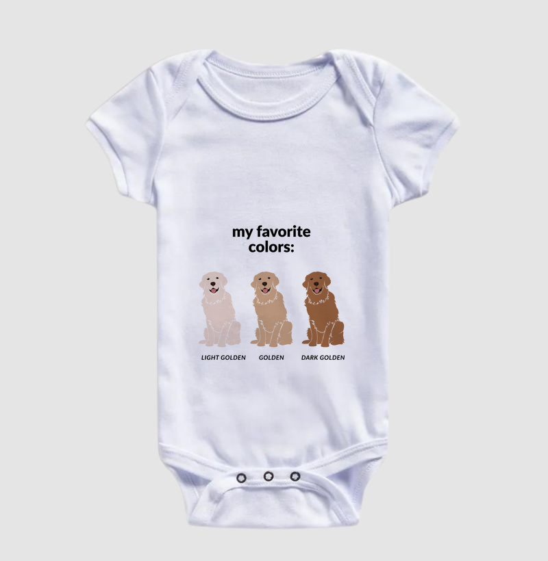 Body Infantil Cores do Amor