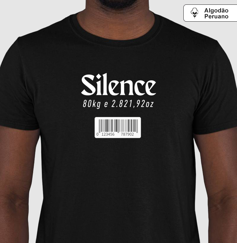 Camiseta Silence Maculina