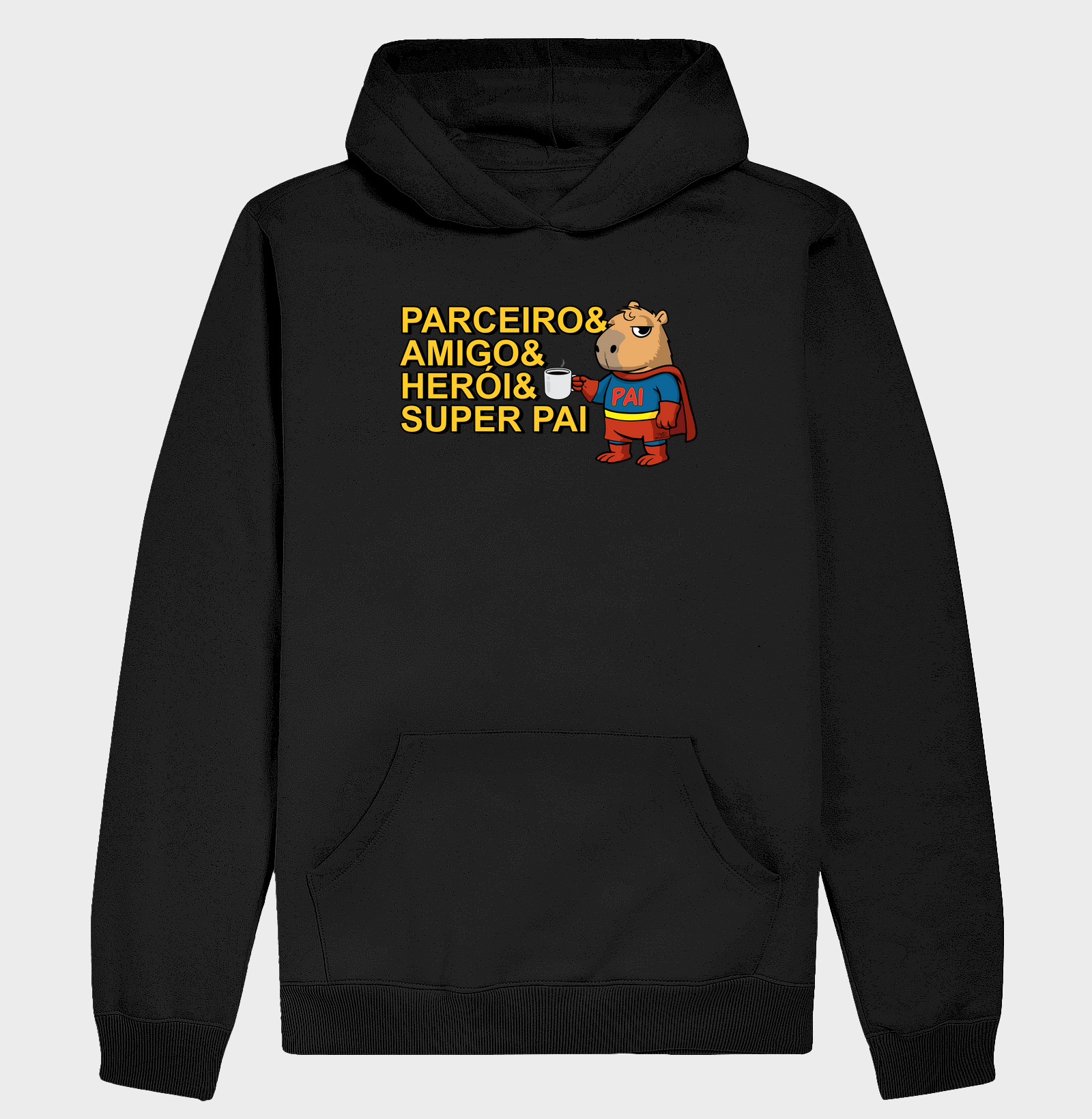 Camiseta Capivara Pai Super