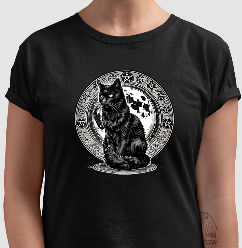 Camisa Gato Preto Protetor