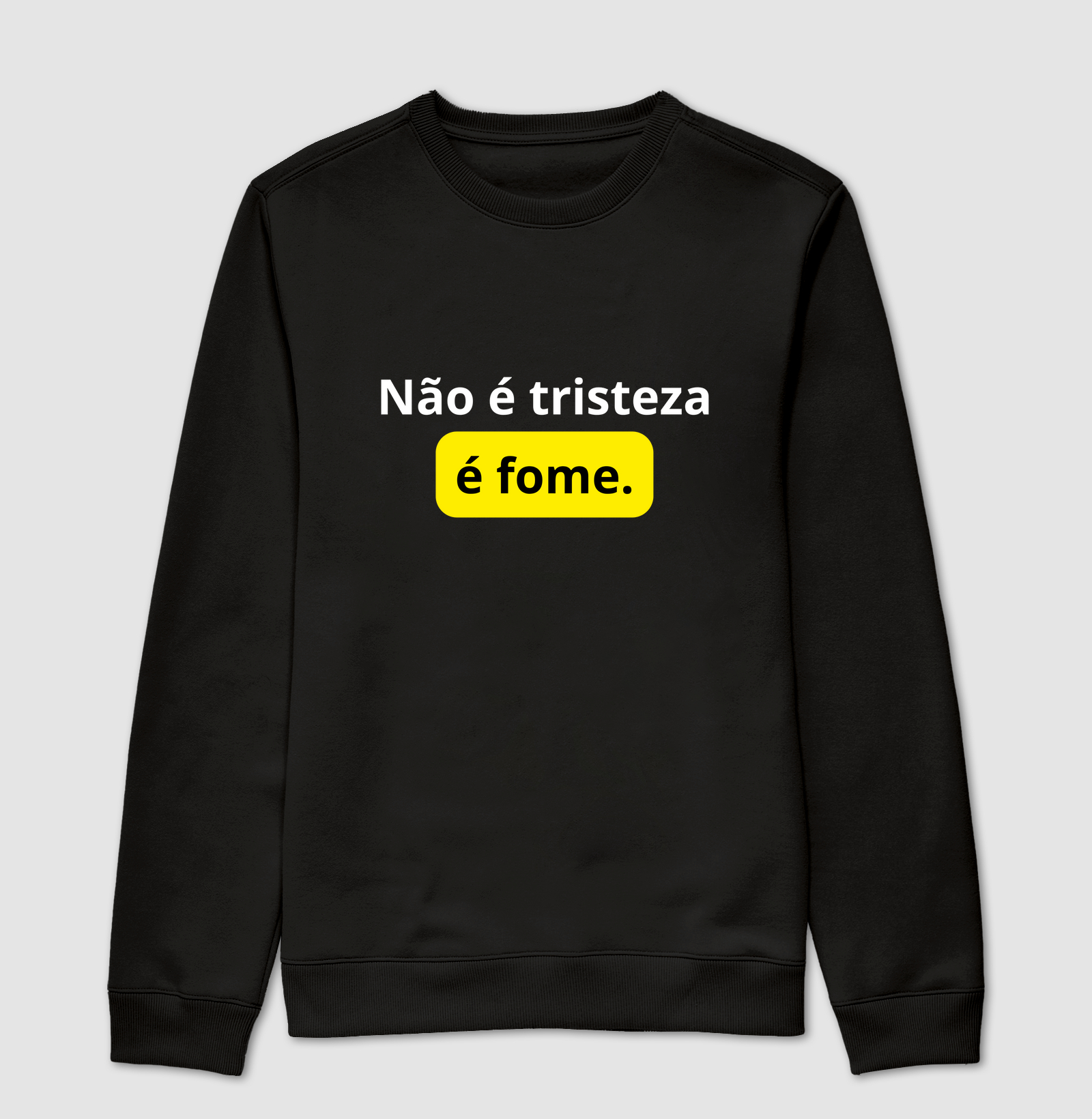 não é triteza.