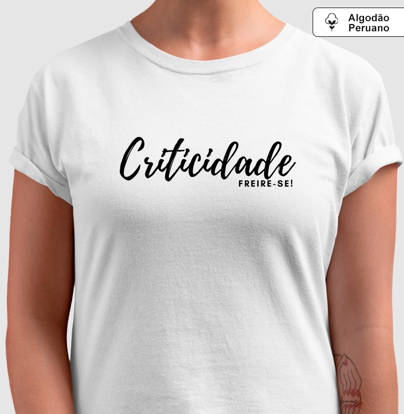 Práxis Camiseta Algodão Peruano Criticidade