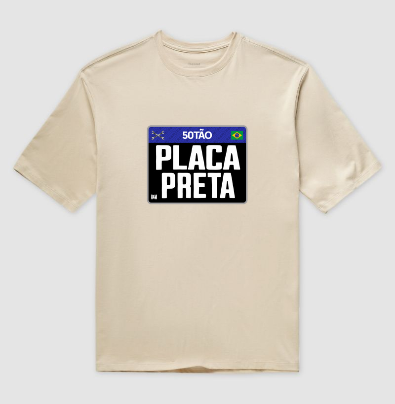 50tão Placa Preta