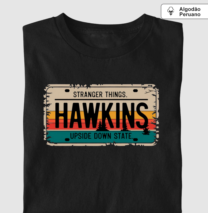 Placa Hawkins - Stranger Things