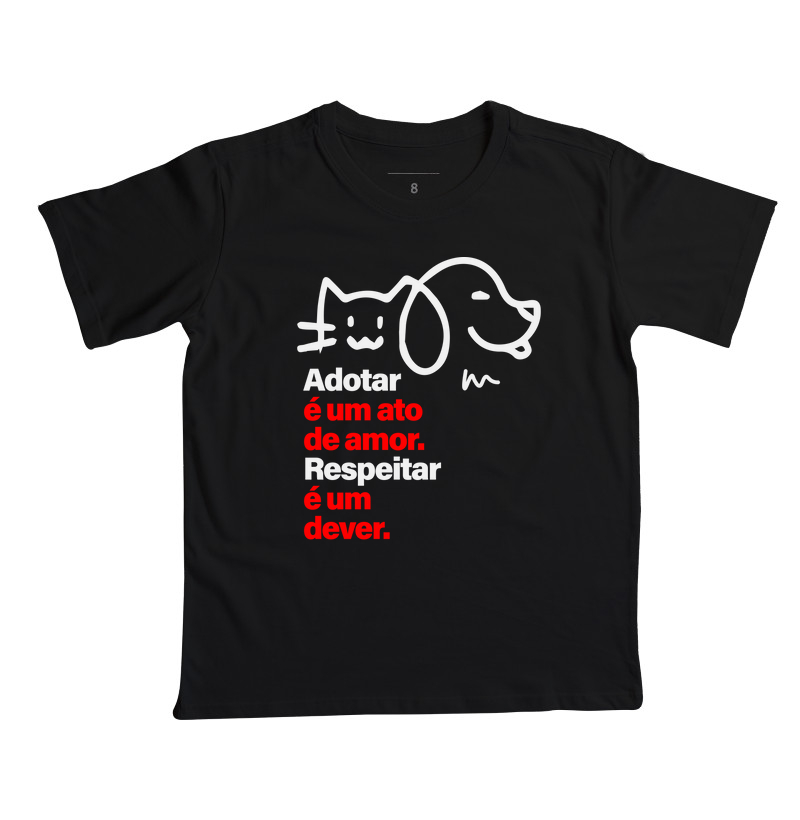 Camiseta ou babylook Adotar