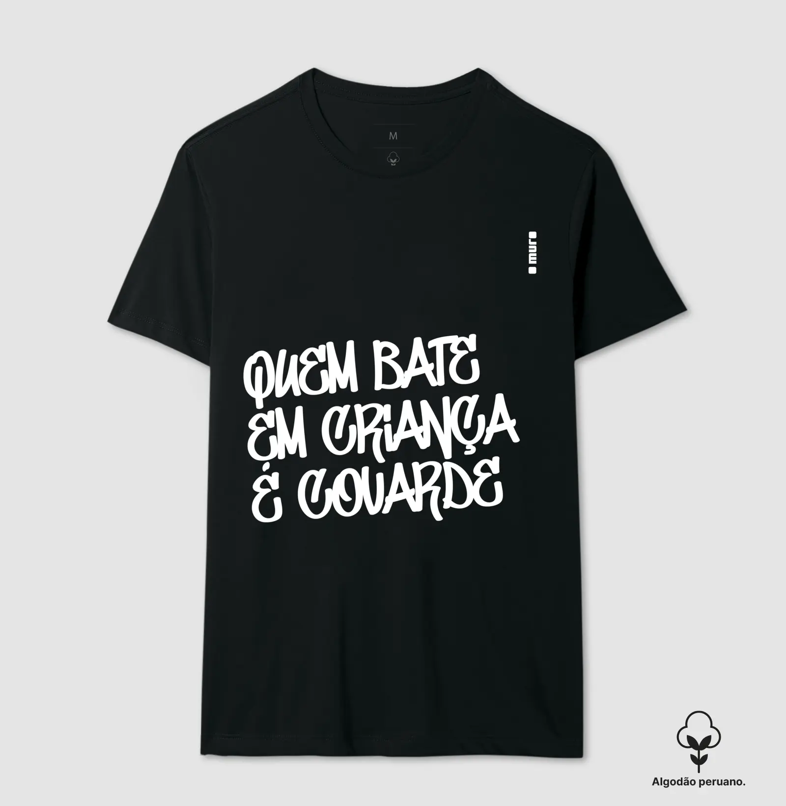 camiseta algodão peruano | cowards