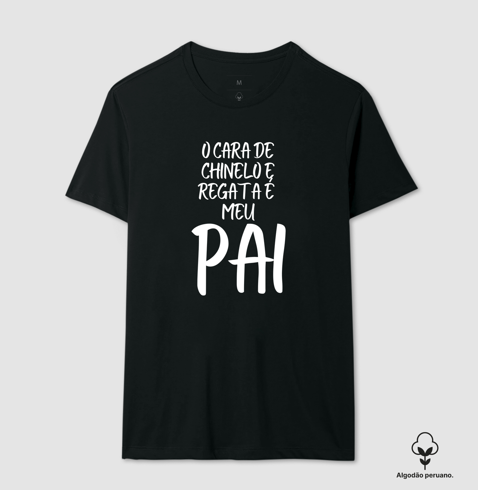 Pai de chinelo e Regata!