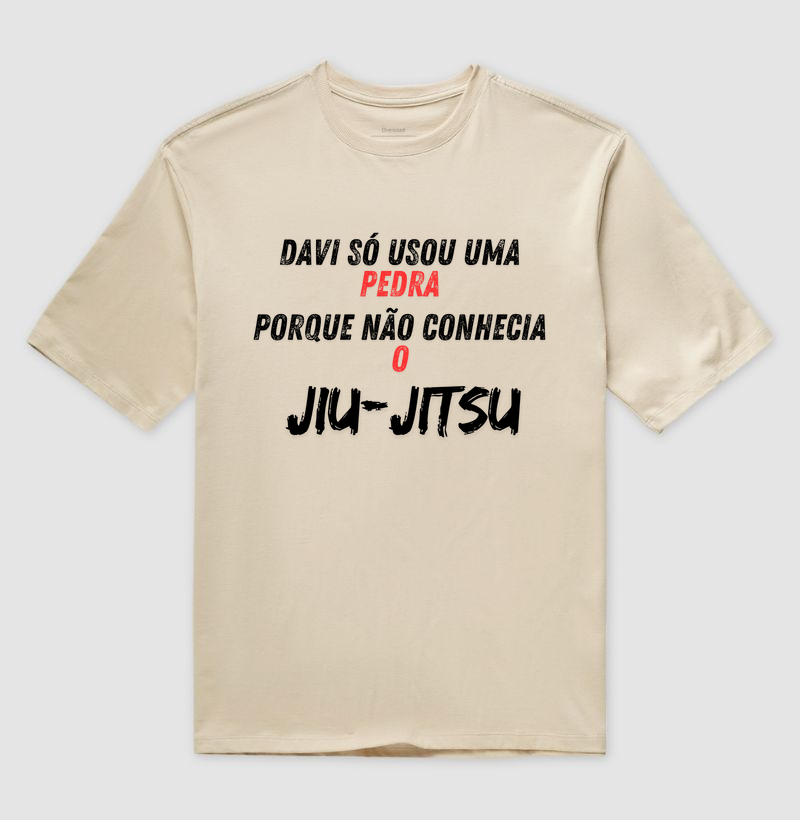 Davi só usou uma pedra porque não conhecia o Jiu Jitsu 