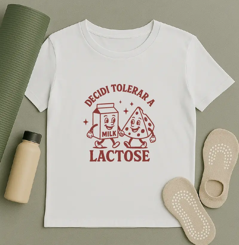 Decidi tolerar a lactose.
